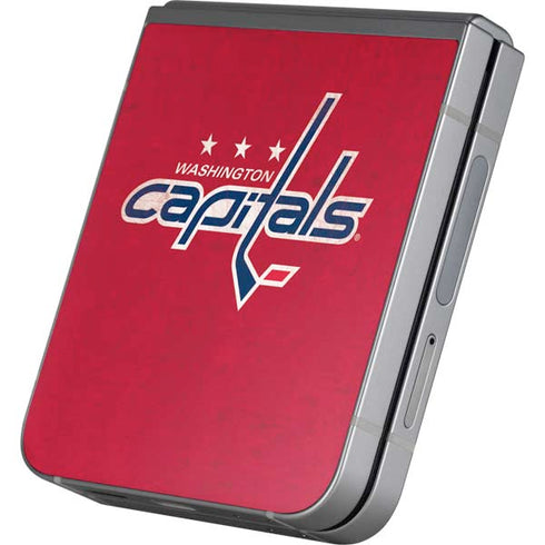 NHL Washington Capitals Distressed Galaxy Z Flip6 Skin